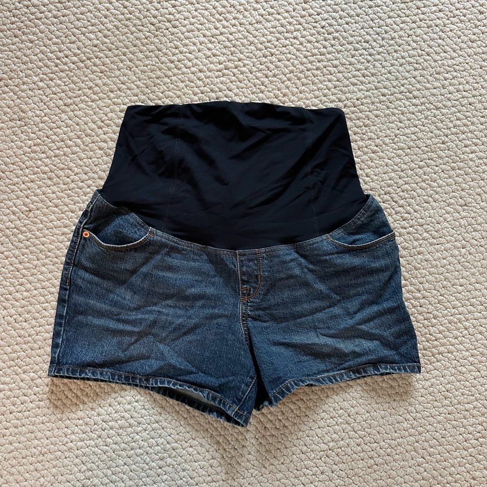 Isabel Maternity Denim Shorts | 10